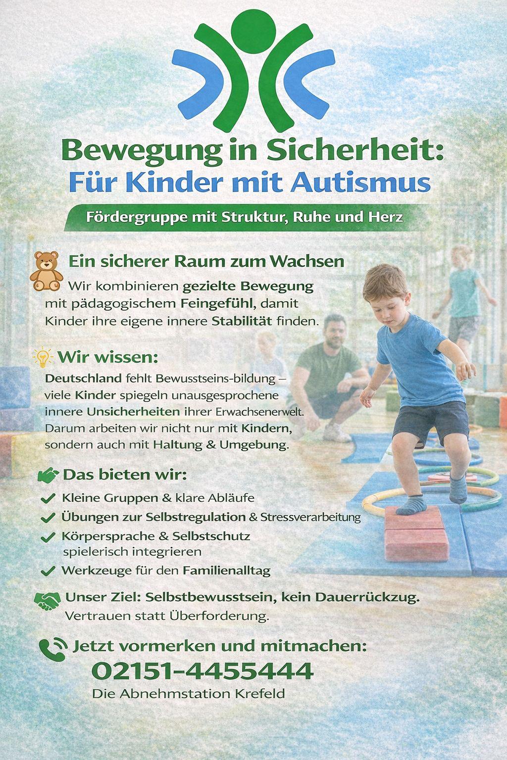 Flyer: Autismus-Fördergruppe